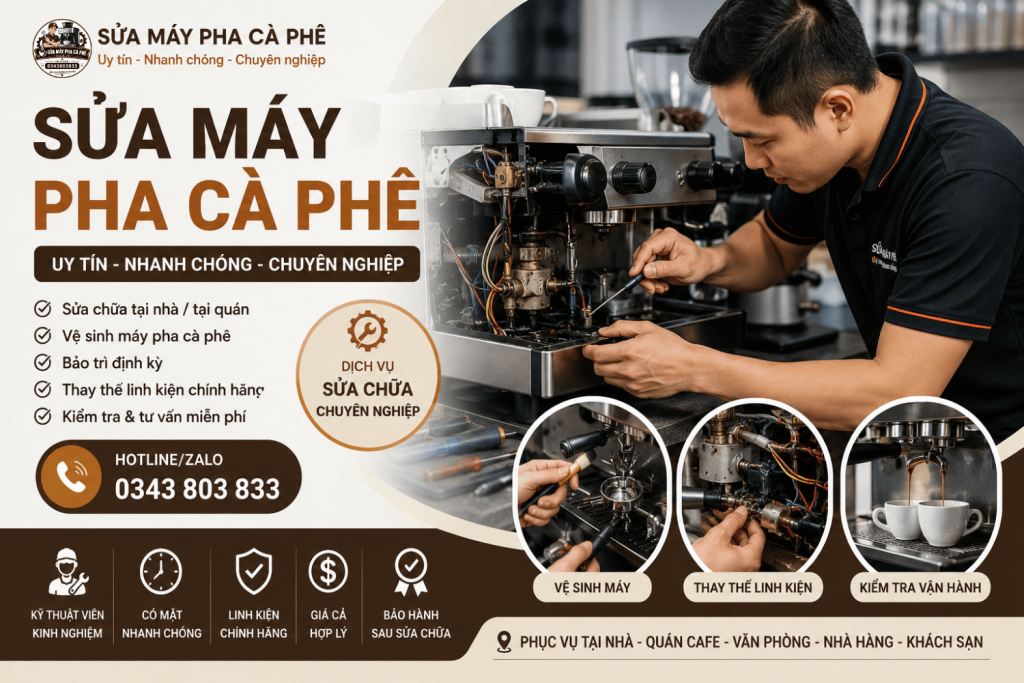 Dịch vụ sửa máy pha cà phê