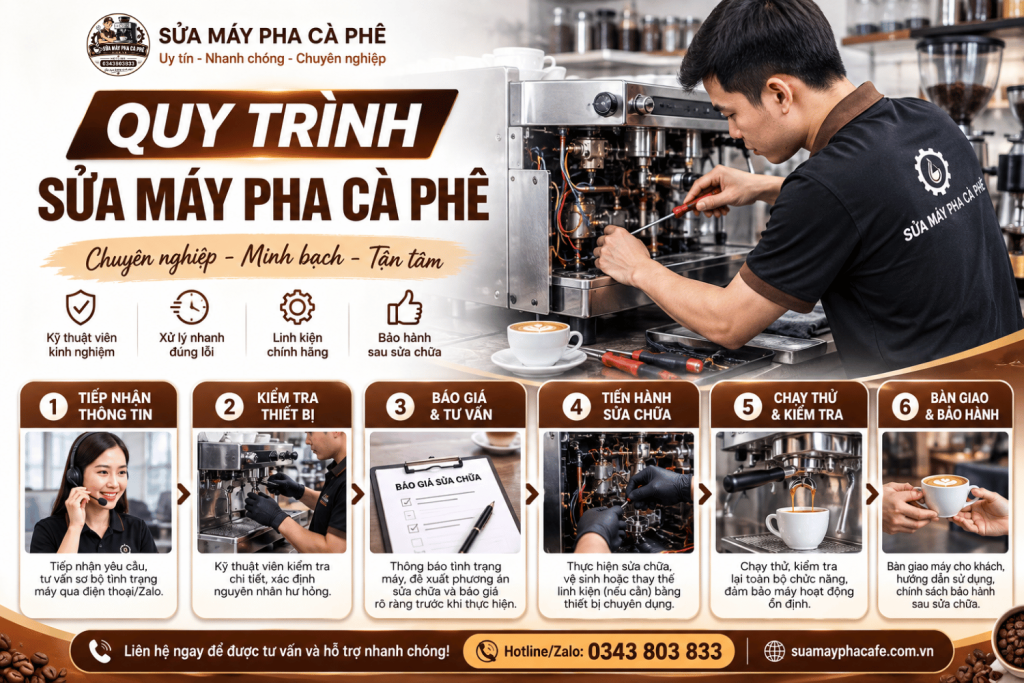 Dịch vụ sửa máy pha cà phê