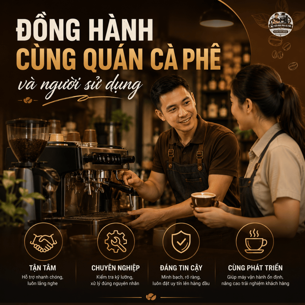 Sửa Máy Pha Cà Phê Tại Nhà