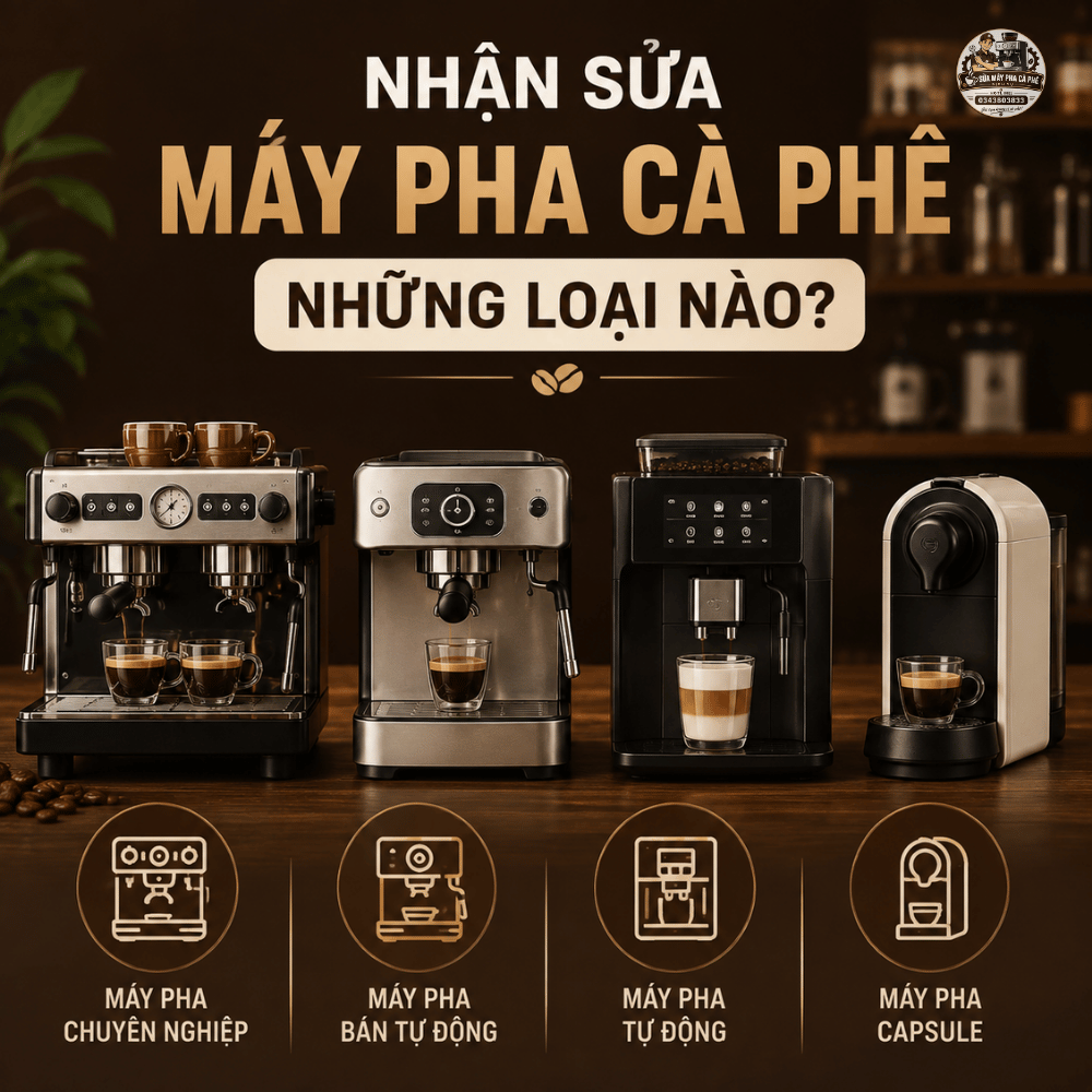 Sửa Máy Pha Cà Phê Tại Nhà